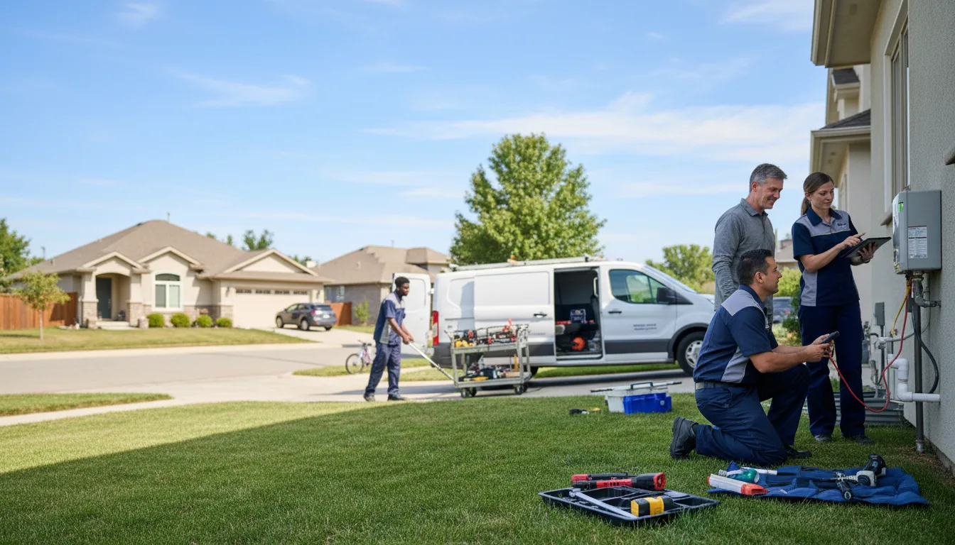 Tankless water heater service in Walnut, MS